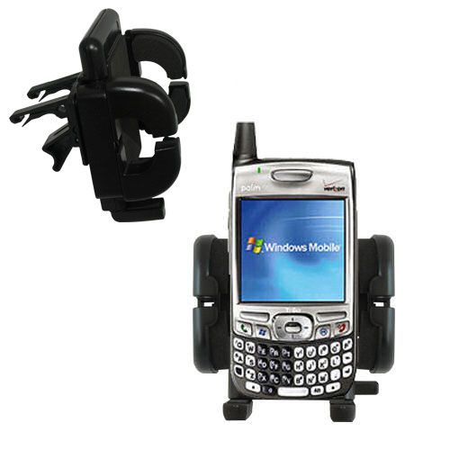 Vent Swivel Car Auto Holder Mount compatible with the Palm Palm Treo 700wx