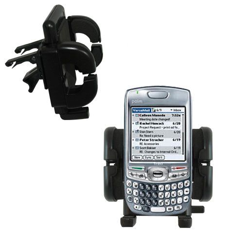 Gomadic Air Vent Clip Based Cradle Holder Car / Auto Mount suitable for the Palm Treo 680 - Lifetime Warranty
