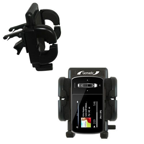 Vent Swivel Car Auto Holder Mount compatible with the Philips GoGear Ariaz