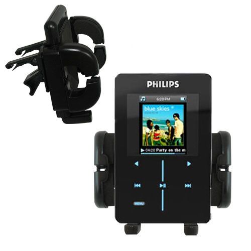 Vent Swivel Car Auto Holder Mount compatible with the Philips GoGear HDD1630/17