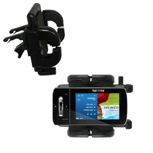 Vent Swivel Car Auto Holder Mount compatible with the Philips GoGear Muse