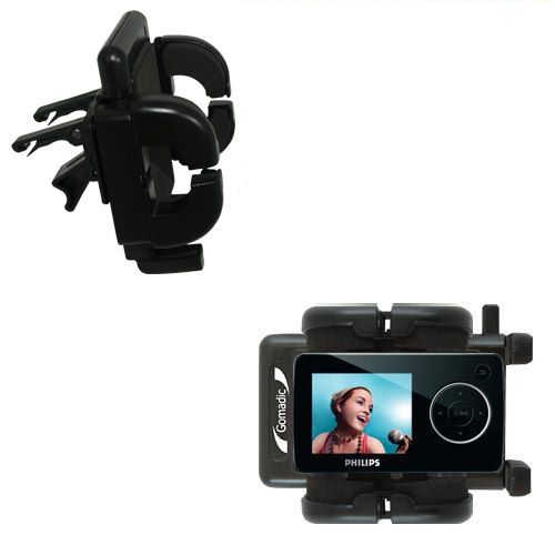 Vent Swivel Car Auto Holder Mount compatible with the Philips GoGear SA3225