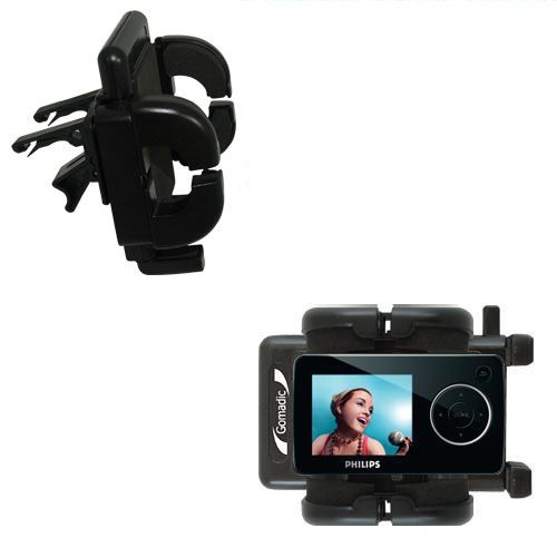 Vent Swivel Car Auto Holder Mount compatible with the Philips GoGear SA3265