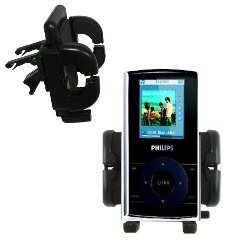 Vent Swivel Car Auto Holder Mount compatible with the Philips GoGear SA5125/37