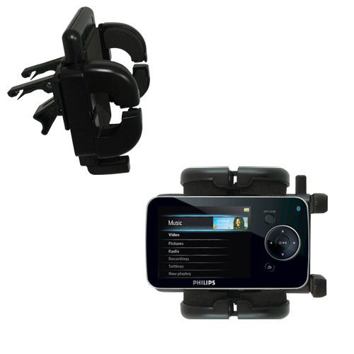 Vent Swivel Car Auto Holder Mount compatible with the Philips GoGear SA5247BT