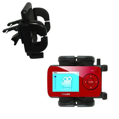 Vent Swivel Car Auto Holder Mount compatible with the Philips GoGear SA6086/37