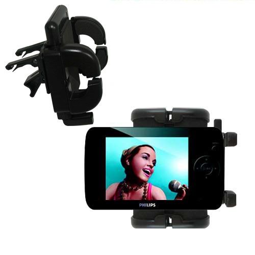 Vent Swivel Car Auto Holder Mount compatible with the Philips GoGear SA6186/37