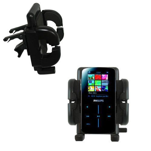 Vent Swivel Car Auto Holder Mount compatible with the Philips GoGear SA9345/00
