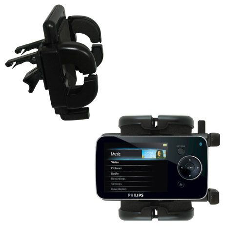 Vent Swivel Car Auto Holder Mount compatible with the Philips GoGear 5287BT