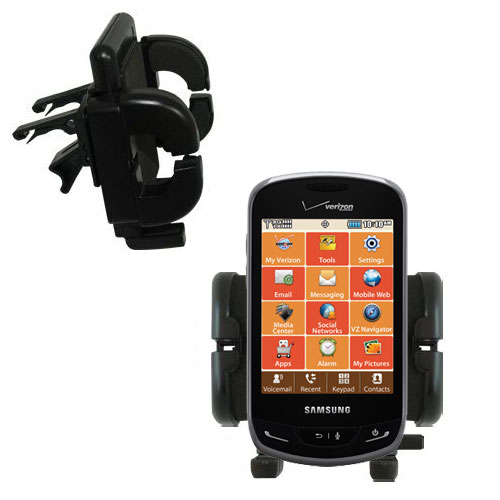 Vent Swivel Car Auto Holder Mount compatible with the Samsung Brightside / SCH-U380