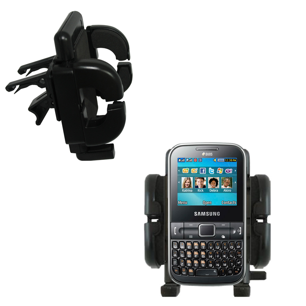 Vent Swivel Car Auto Holder Mount compatible with the Samsung Chat