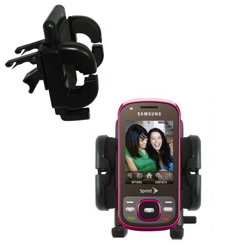 Vent Swivel Car Auto Holder Mount compatible with the Samsung Exclaim SPH-M550