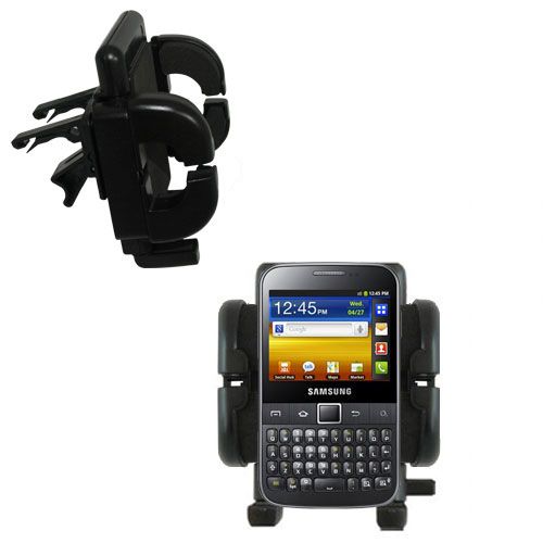Gomadic Air Vent Clip Based Cradle Holder Car / Auto Mount suitable for the Samsung Galaxy Y Pro - Lifetime Warranty