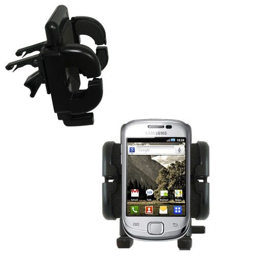 Gomadic Air Vent Clip Based Cradle Holder Car / Auto Mount suitable for the Samsung GT-S5670 - Lifetime Warranty