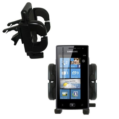 Vent Swivel Car Auto Holder Mount compatible with the Samsung Omnia W