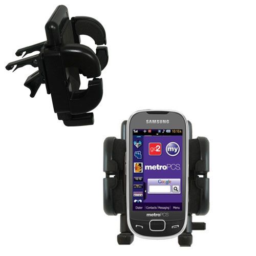 Vent Swivel Car Auto Holder Mount compatible with the Samsung SCH-R860 Caliber