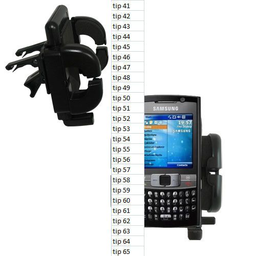 Vent Swivel Car Auto Holder Mount compatible with the Samsung SGH-i780