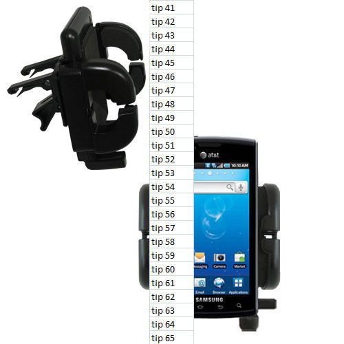 Vent Swivel Car Auto Holder Mount compatible with the Samsung SGH-I897