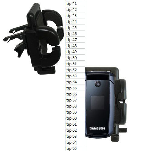 Vent Swivel Car Auto Holder Mount compatible with the Samsung SGH-J400