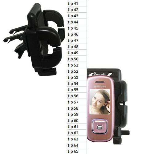 Vent Swivel Car Auto Holder Mount compatible with the Samsung SGH-L600