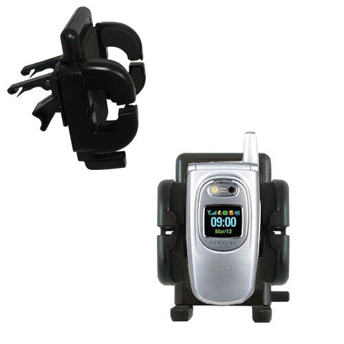 Gomadic Air Vent Clip Based Cradle Holder Car / Auto Mount suitable for the Samsung SGH-P510 - Lifetime Warranty