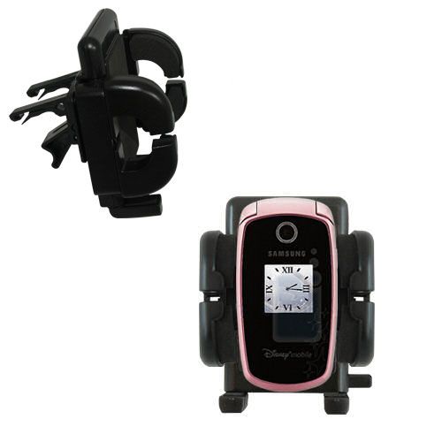 Gomadic Air Vent Clip Based Cradle Holder Car / Auto Mount suitable for the Samsung SPH-M305 - Lifetime Warranty