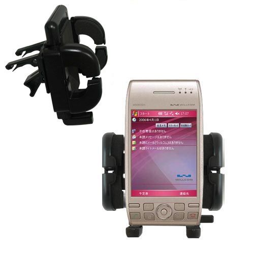 Vent Swivel Car Auto Holder Mount compatible with the Sharp Willcom WS003SH