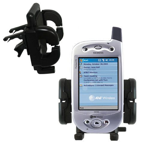 Vent Swivel Car Auto Holder Mount compatible with the Siemens SX56 Pocket PC Phone