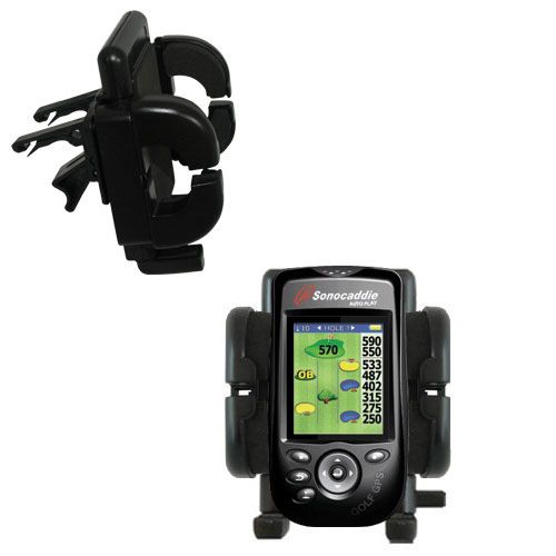 Vent Swivel Car Auto Holder Mount compatible with the Sonocaddie Auto Play Golf GPS