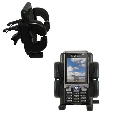 Vent Swivel Car Auto Holder Mount compatible with the Sony Ericsson C702c