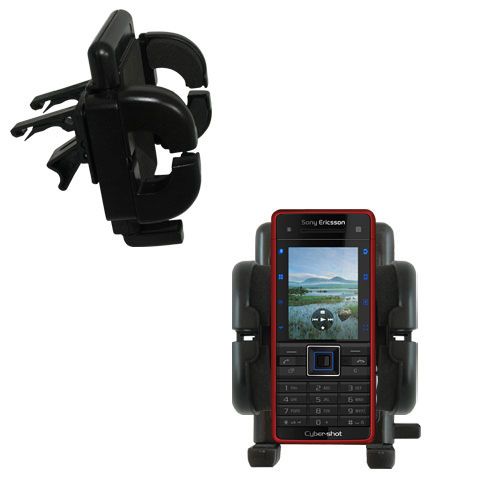 Vent Swivel Car Auto Holder Mount compatible with the Sony Ericsson C902