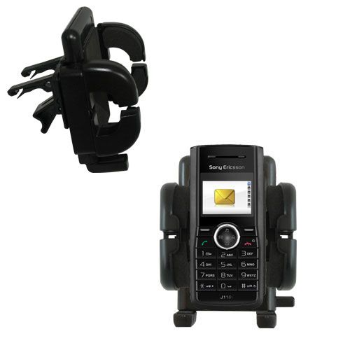 Vent Swivel Car Auto Holder Mount compatible with the Sony Ericsson J110a