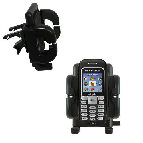 Vent Swivel Car Auto Holder Mount compatible with the Sony Ericsson J220a