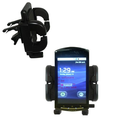 Vent Swivel Car Auto Holder Mount compatible with the Sony Ericsson LT15i