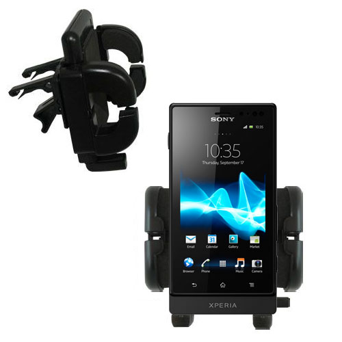 Vent Swivel Car Auto Holder Mount compatible with the Sony Ericsson MT27i / Pepper