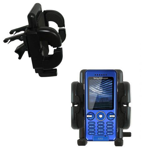 Vent Swivel Car Auto Holder Mount compatible with the Sony Ericsson S302