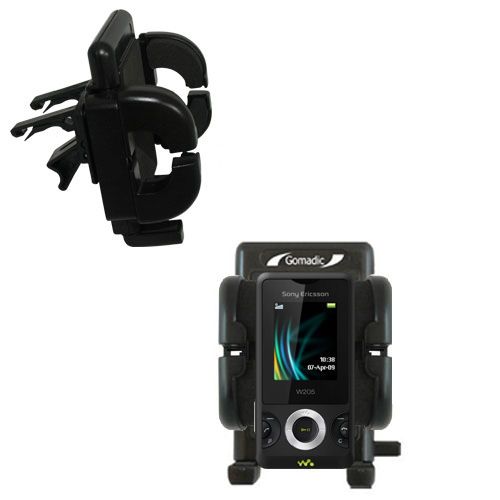 Vent Swivel Car Auto Holder Mount compatible with the Sony Ericsson W205 / W205a