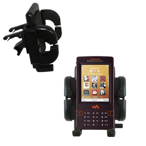 Vent Swivel Car Auto Holder Mount compatible with the Sony Ericsson w950c