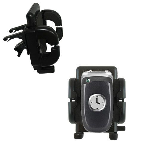 Gomadic Air Vent Clip Based Cradle Holder Car / Auto Mount suitable for the Sony Ericsson Z300i - Lifetime Warranty