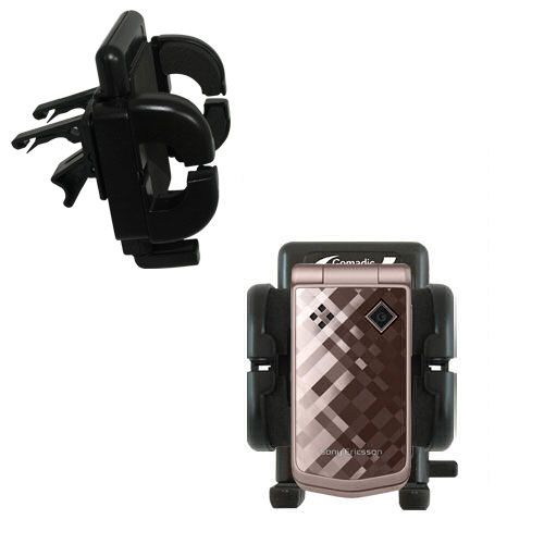Vent Swivel Car Auto Holder Mount compatible with the Sony Ericsson Z555