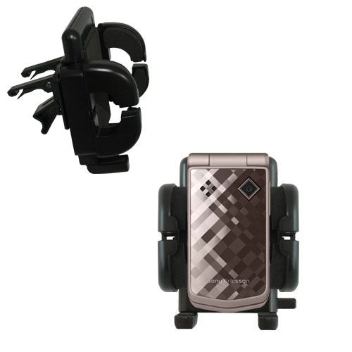 Vent Swivel Car Auto Holder Mount compatible with the Sony Ericsson z555a