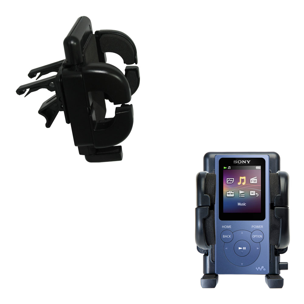 Vent Swivel Car Auto Holder Mount compatible with the Sony NW-A20 / NW-A25 / NW-A26 / NW-A27