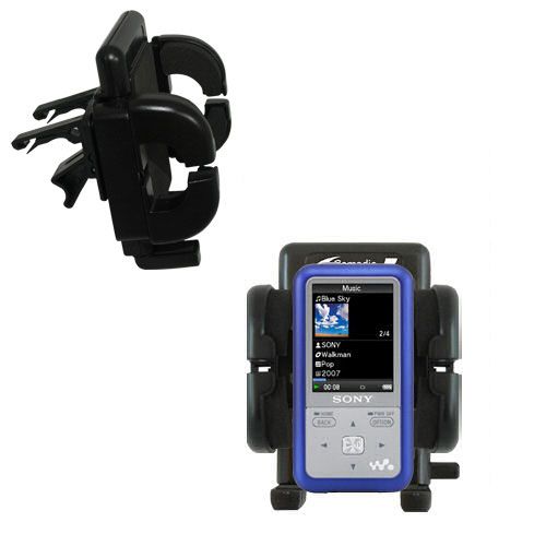 Vent Swivel Car Auto Holder Mount compatible with the Sony NWZ-610F