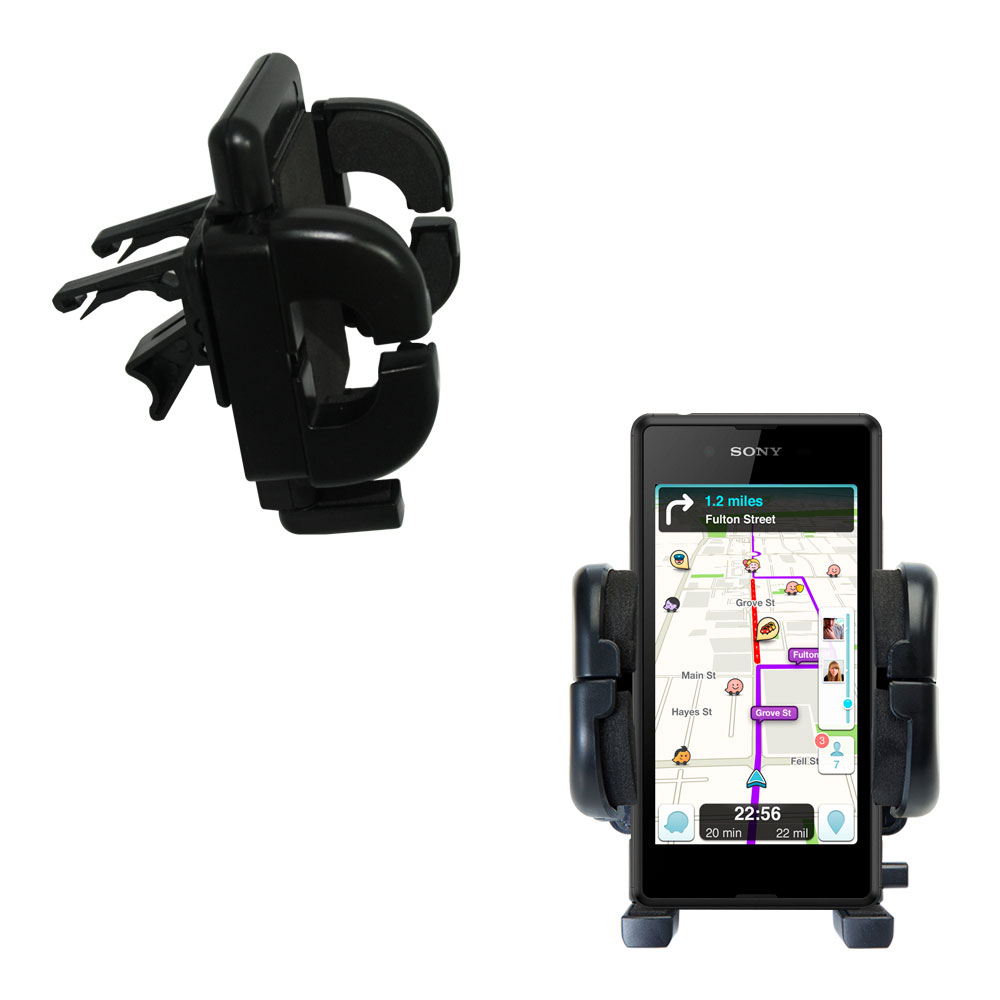 Vent Swivel Car Auto Holder Mount compatible with the Sony Xperia E3