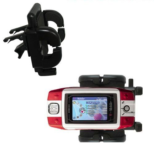 Gomadic Air Vent Clip Based Cradle Holder Car / Auto Mount suitable for the T-Mobile Sidekick iD - Lifetime Warranty