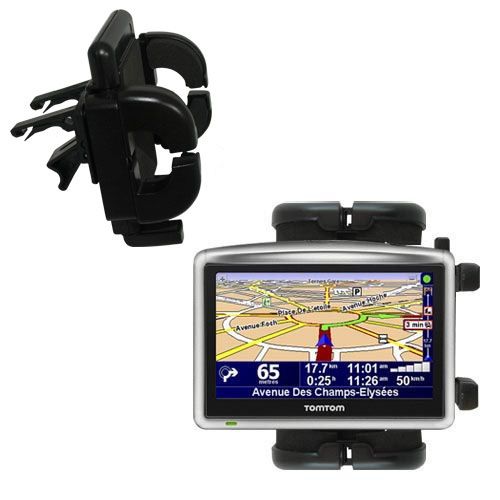 Gomadic Air Vent Clip Cradle Car / Auto Mount suitable for the TomTom ONE XL S - Warranty