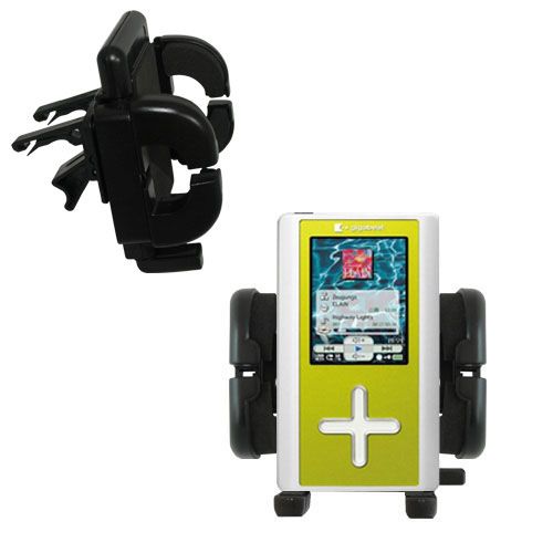 Vent Swivel Car Auto Holder Mount compatible with the Toshiba Gigabeat F10 MEGF10