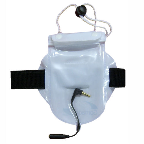 Waterproof Bag compatible with the Sony Ericsson Bluetooth Headset HBH-300 with headphone pass-through