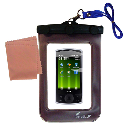 Waterproof Case compatible with the Acer beTouch E100 E110 E120 to use underwater