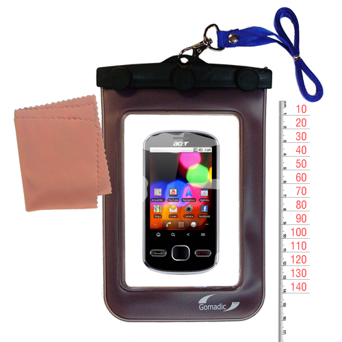 Waterproof Case compatible with the Acer beTouch E140 E210 to use underwater
